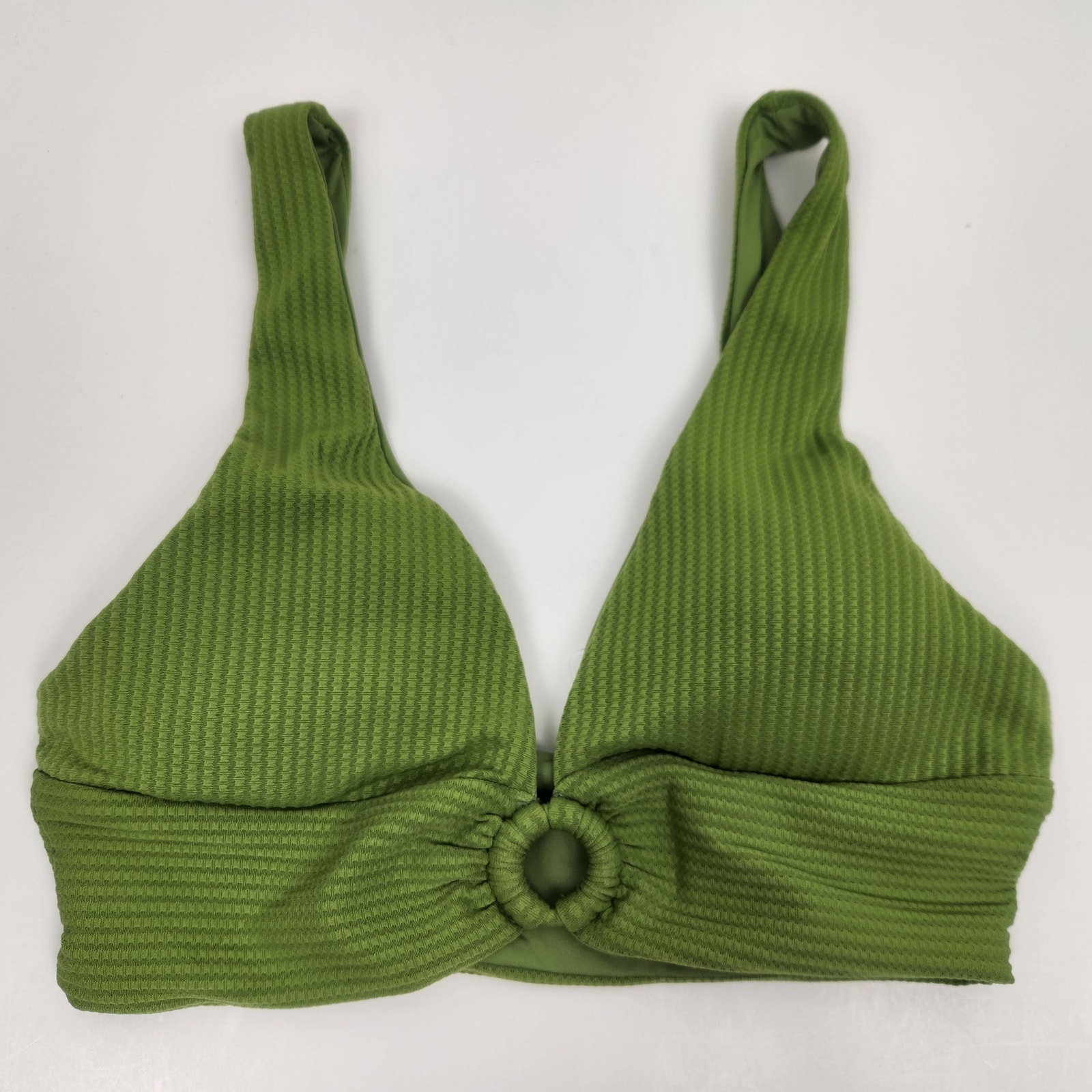 L*Space Fisher Bikini Top In Green Size Small Nwt